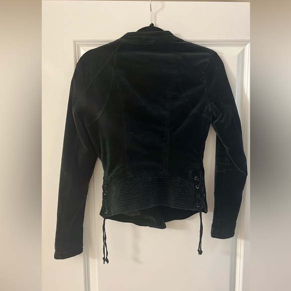 Velvet fitted jacket - Picture 2 of 2